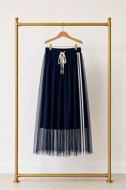 Jupe tulle Marine
