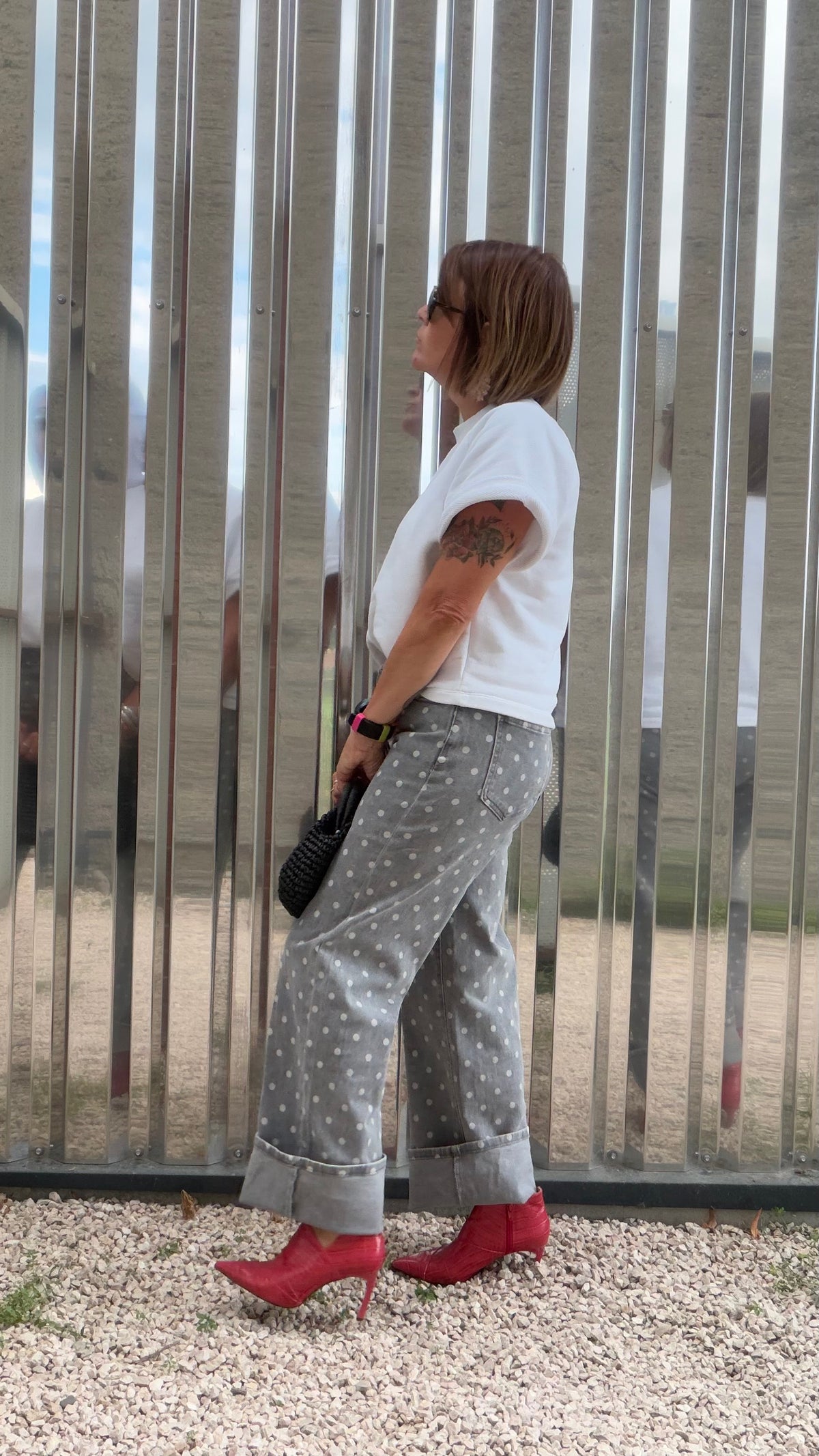 Jean Polka gris