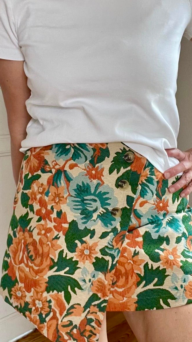 Jupe short Orange