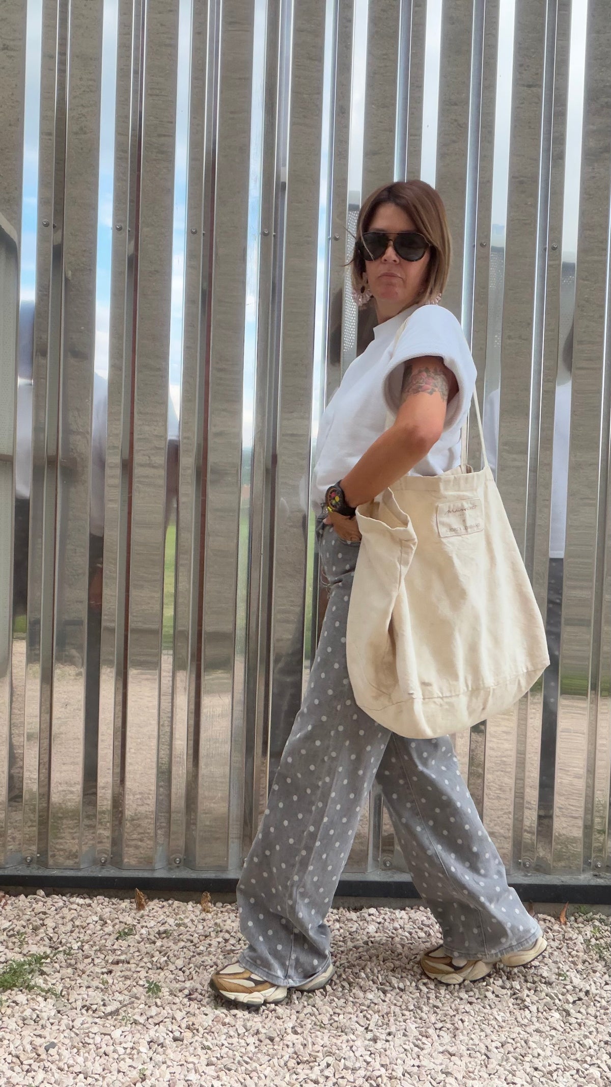 Jean Polka gris