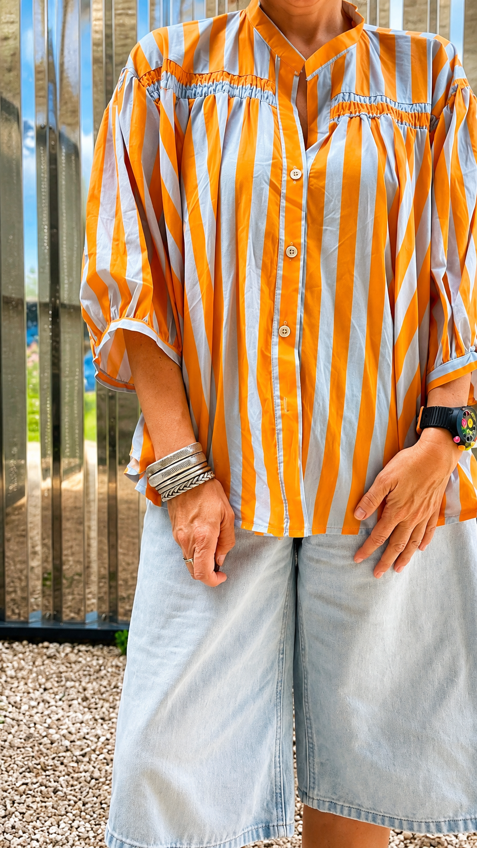 Chemise rayée