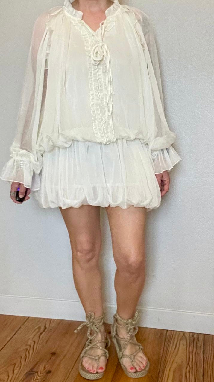 Robe Anaïs écru