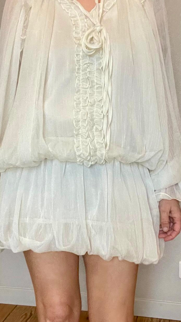 Robe Anaïs écru
