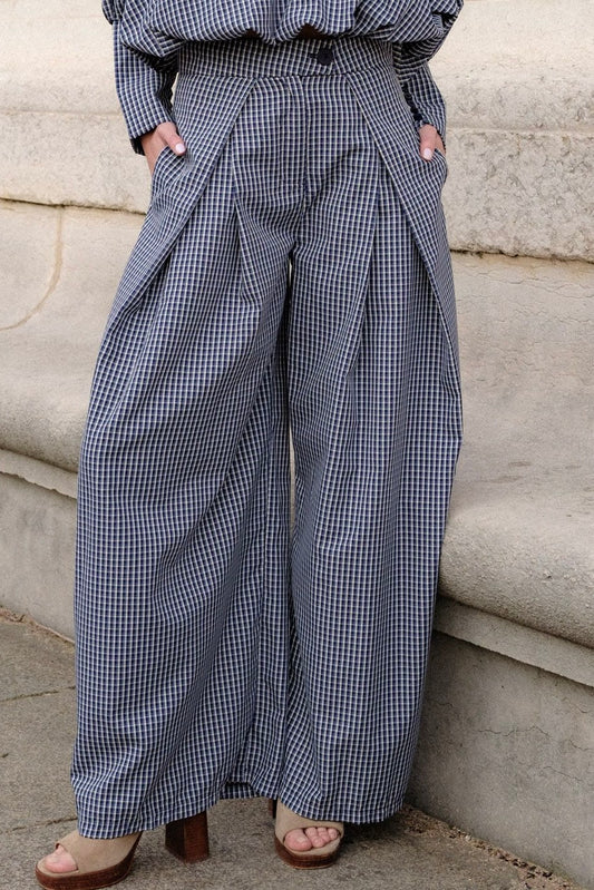 Pantalon à carreaux