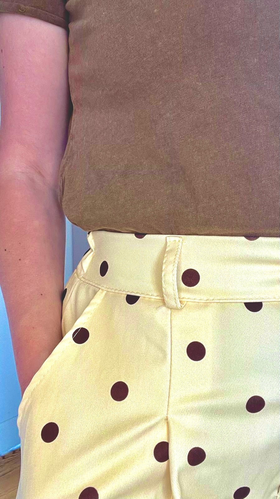 Pantalon Balloon à pois