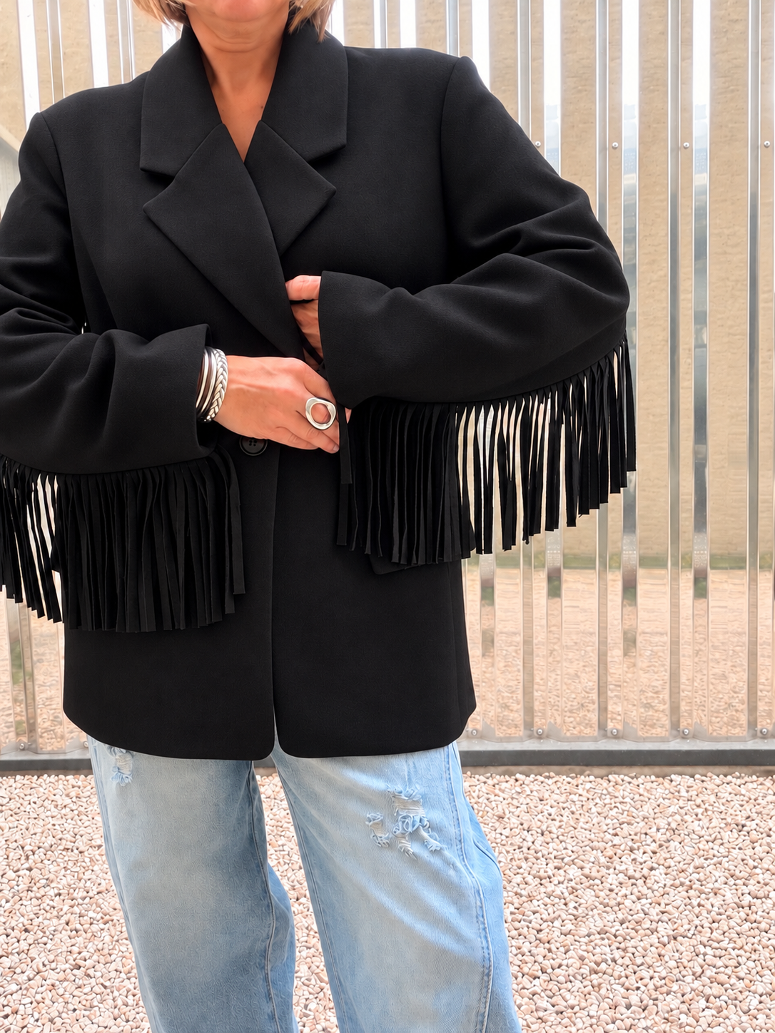 AN’GE veste Hawika noire