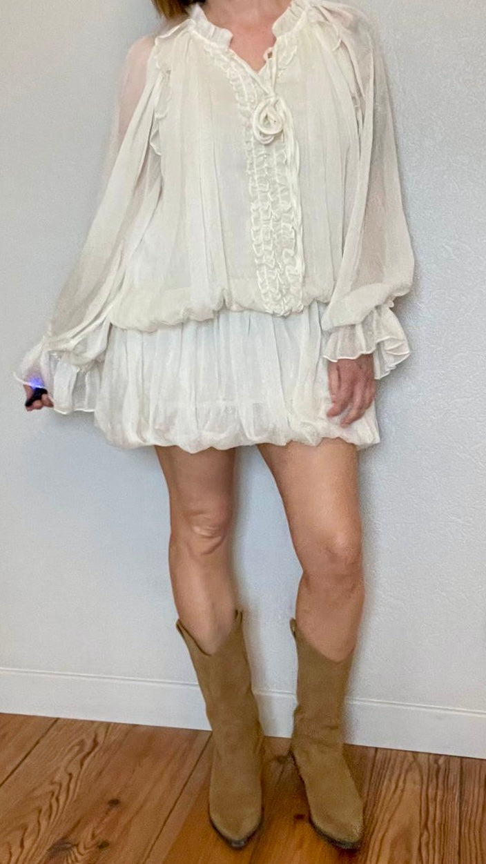 Robe Anaïs écru