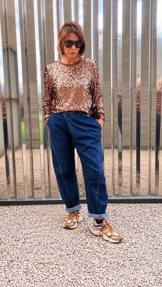 AN’GE sweat Aflimana caramel