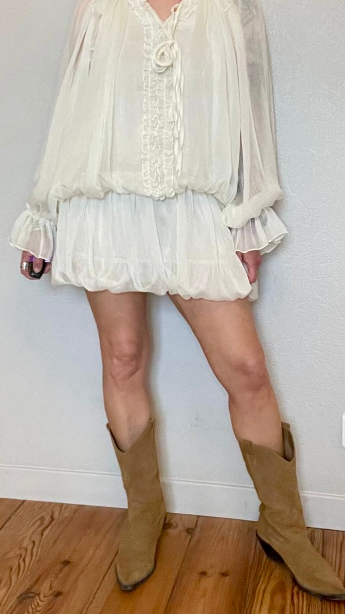 Robe Anaïs écru