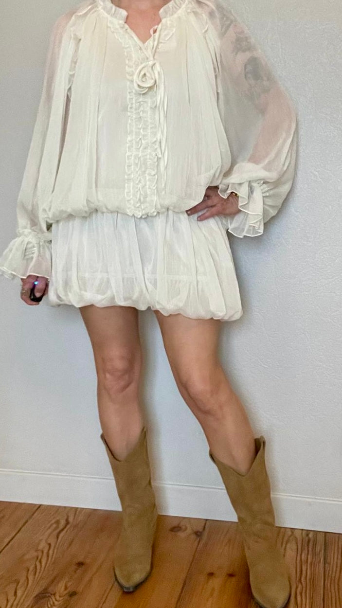Robe Anaïs écru