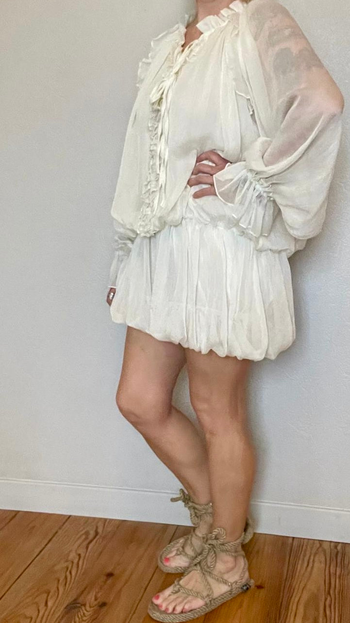Robe Anaïs écru