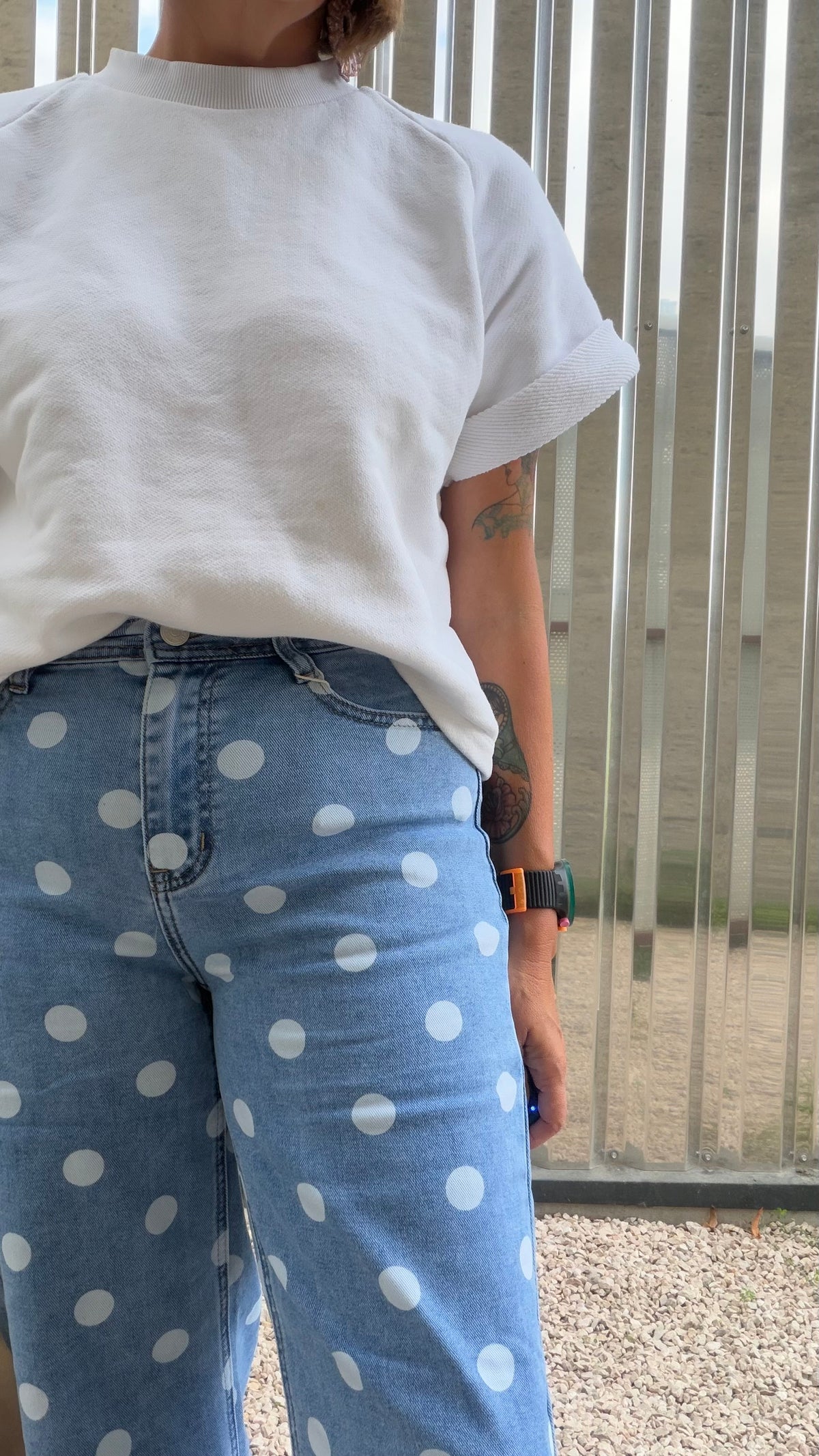 Jean Polka bleu
